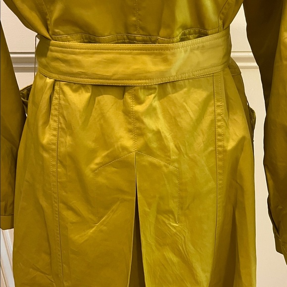 Vertigo Paris Mustard Double-Breasted Trench Coat - Picture 10 of 11